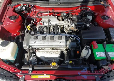 1997 Toyota Corolla Std из США, поврежденный, VIN 2T1BA02E5VC216356